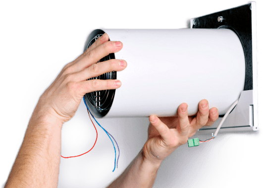 Inbouwen decentrale ventilatie